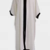 Lenny Niemeyer V-Neck Midi Kaftan In Off-White Just In