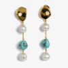 Lizzie Fortunato Bags & Accessories Turquoise Sand Earrings