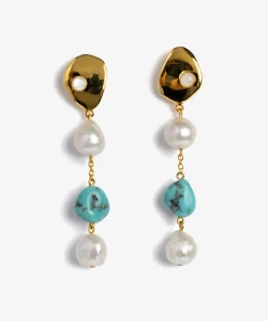 Lizzie Fortunato Bags & Accessories Turquoise Sand Earrings