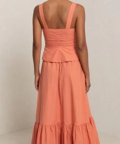 A.L.C. Just In Lilah Top In Apricot Brandy