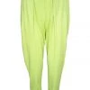 Raquel Allegra Lime Green Jersey Easy Pant