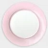 Caspari Linen Border Paper Dinner Plates In Petal Pink - 8 Per Package Just In