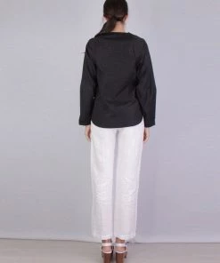 Enza Costa Just In Linen Lounge Pant In White
