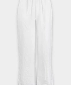 Enza Costa Just In Linen Lounge Pant In White