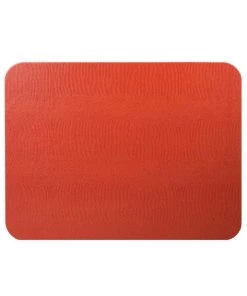 Caspari Just In Lizard Felt-Backed Placemat In Orange