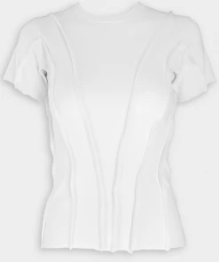 LNA Just In Tether Rib Tee In White