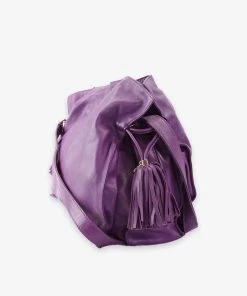 Olivia Vintage Loewe Purple Flamingo Handbag