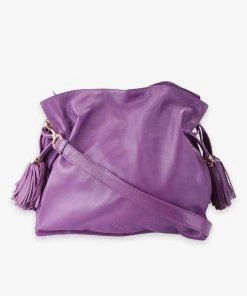 Olivia Vintage Loewe Purple Flamingo Handbag