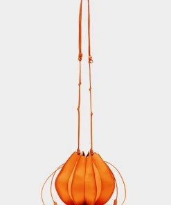 Ulla Johnson Bags & Accessories Lotus Flower Pochette In Marigold