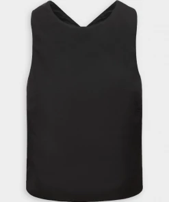 Loulou Studios Sanibel Crossed Back Top In Black