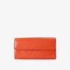 Olivia Vintage Louis Vuitton Orange Large Wallet In Epi Leather