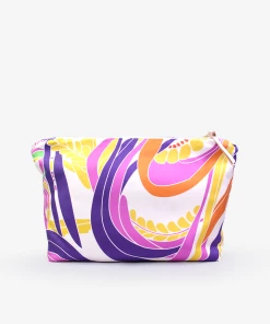 La Prestic Ouiston Voleuse Pouch In Mix Coral Chic