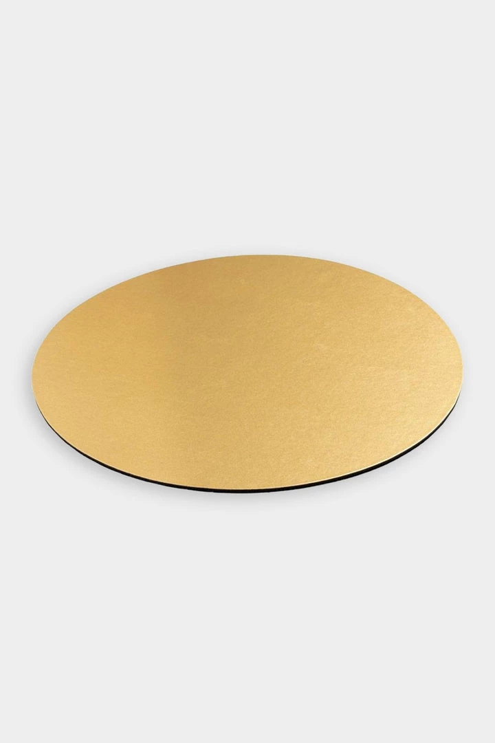 Caspari Just In Luster Round Felt-Backed Placemat In Gold 2 Caspari Just In Luster Round Felt-Backed Placemat In Gold