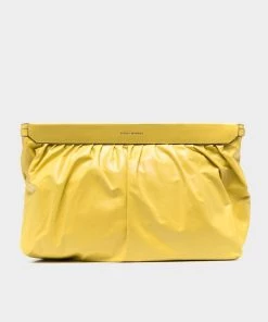 Isabel Marant Luz Pouch In Yellow Just In
