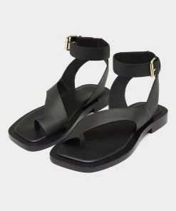 A.Emery Maeve Sandal In Black