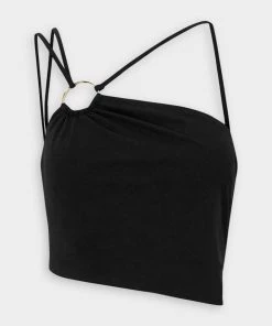 NICHOLAS Mai Crop Top In Black