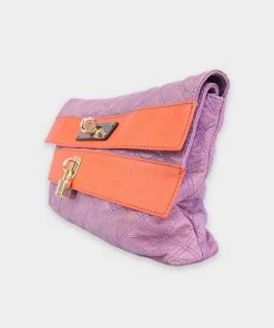 Olivia Vintage Marc Jacobs Purple & Orange Large Clutch