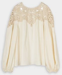 Jonathan Simkhai Just In Maribel Yarn Cut-Out Top In Shell