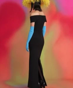 Solace London Marlowe Maxi Dress In Black