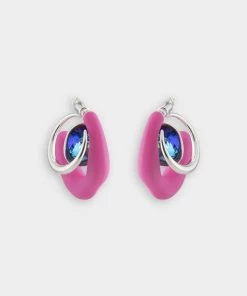 Mounser Bags & Accessories Marshmallow Hoop Small Earrings In Butterfly
