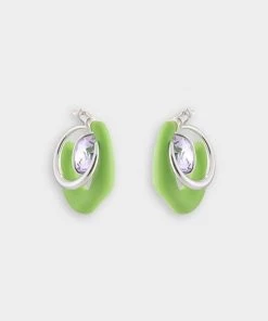 Mounser Bags & Accessories Marshmallow Hoop Small Earrings In Spring