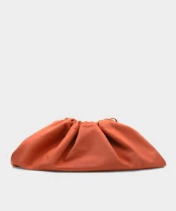 Studio Amelia Just In Maxi Drawstring Bag In Terracotta
