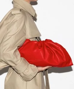 Studio Amelia Featured Designers Maxi Drawstring Bag Scarlet