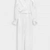Jonathan Simkhai Standard Just In Maxine Cut-Out Textured Crepe Jumpsuit In White