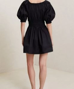 A.L.C. Just In Maya Cotton Mini Dress In Black