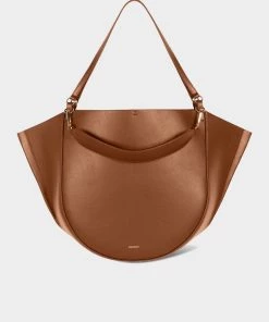 WANDLER Mia Tote Bag In Tan Just In