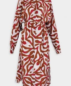 Lenny Niemeyer Just In Midi Belted Shirt Dress In Kalahari