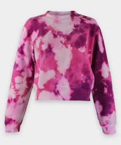COTTON CITIZEN Milan Crew Top In Magenta Blast Just In