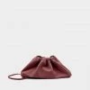Studio Amelia Mini Drawstring Bag In Bordeaux Featured Designers