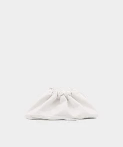 Studio Amelia Mini Drawstring Bag In White