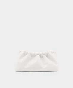 Studio Amelia Mini Drawstring Bag In White