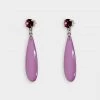 Rachel Comey Mini Palombo Earrings In Amethyst Just In