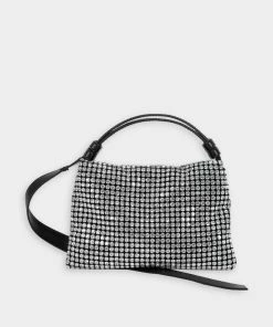 Simon Miller Mini Puffin In Black Clear Crystal Bags & Accessories