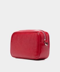 Golden Goose Mini Star Bag Naplack Leather Bag In Ruby Red