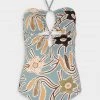 Ulla Johnson Just In Minorca Maillot One-Piece Swimsuit In Topaz