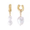 Martha Calvo Mismatched Baroque Pearl Earrings Bags & Accessories