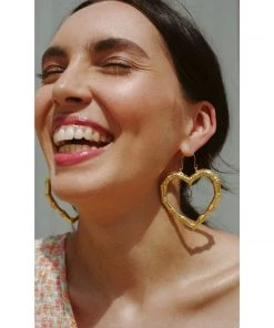 RIXO LONDON Bags & Accessories Misty Gold Earring