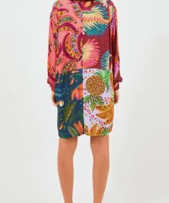 FARM Rio Mixed Prints Shirt Featured Designers