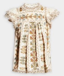 Ulla Johnson Mona Top In Morning Glory