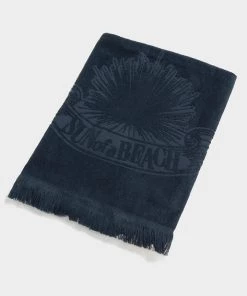 Sun Of A Beach Just In Monochrome Beach Towel In Just Black