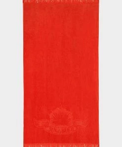 Sun Of A Beach Monochrome Beach Towel In Just Orange