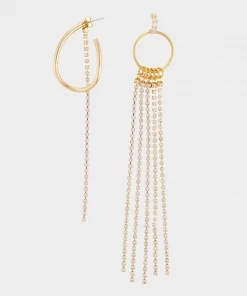 Mounser Bags & Accessories Splash Mismatched Pair Earrings In Gold