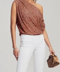 Retrofete Just In Myles Top In Bronze