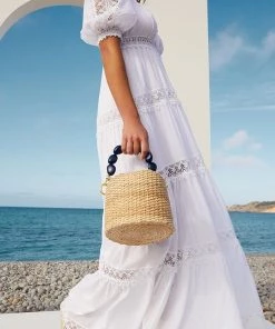 Charo Ruiz Nadine Long Dress In White