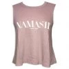 Spiritual Gangster Activewear Namaste Crop Tank Rose