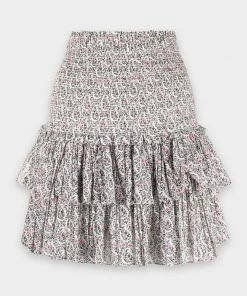 Isabel Marant Étoile Naomi Skirt In Ecru Featured Designers